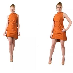 Zahmonica Asymmetric Hi Low Dress.